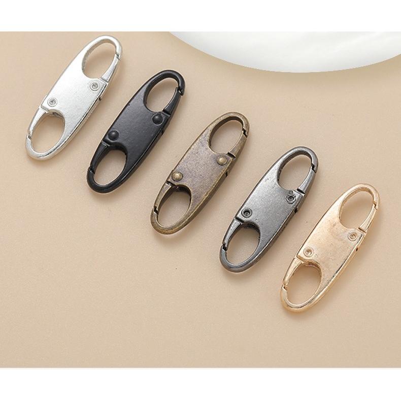 ジッパータブ 単品 1個 ダブルフック 両側フック 八の字 ファスナー