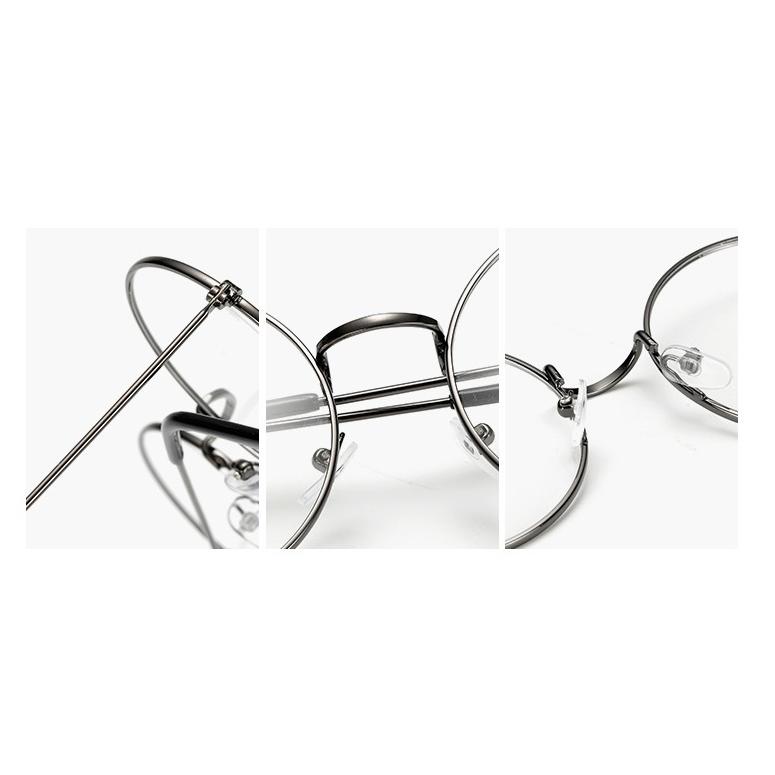 ファッション・伊達メガネ 黒 丸型 標準サイズ plusnao 伊達めがね 伊達メガネ メンズ レディース ユニセックス 度