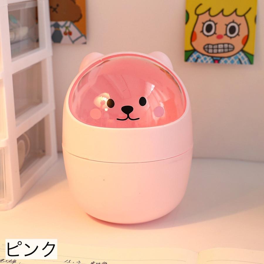 卓上ゴミ箱 ごみ箱 ダストボックス 蓋つき フタ付き コンパクト 小型 ミニサイズ ごみ入れ くず入れ 洗面 化粧台 かわいい 動物 アニマル インテ｜kawa-e-mon｜11