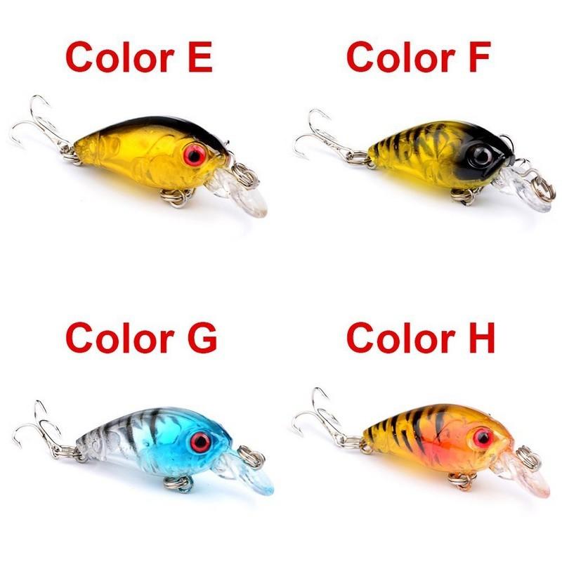 ハードルアー クランクベイト リップ トリプルフック 小型 ハード