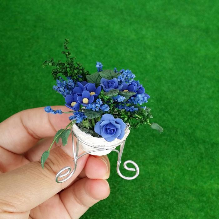 ミニチュア雑貨 ミニチュアフラワー ミニハンドメイド ミニ鉢植え ドールハウス ミニチュア小物 ミニ飾り インテリア ドール