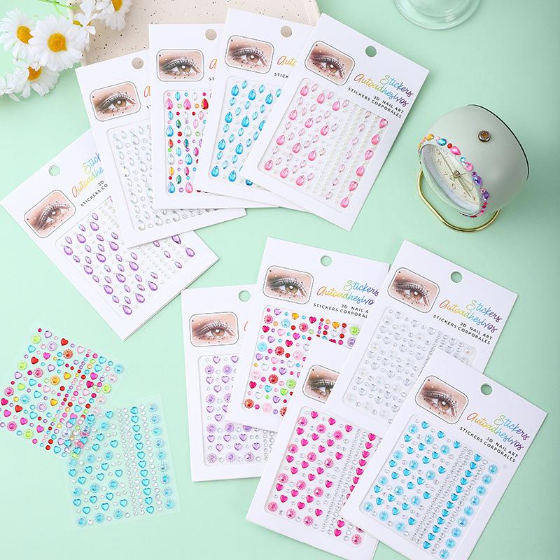 新品未使用★ネイルアートシール他41個まとめ売りウォーターシールラインストーン シール ラインストーンシール ステッカー 3D キラキラ ビジュー 雫