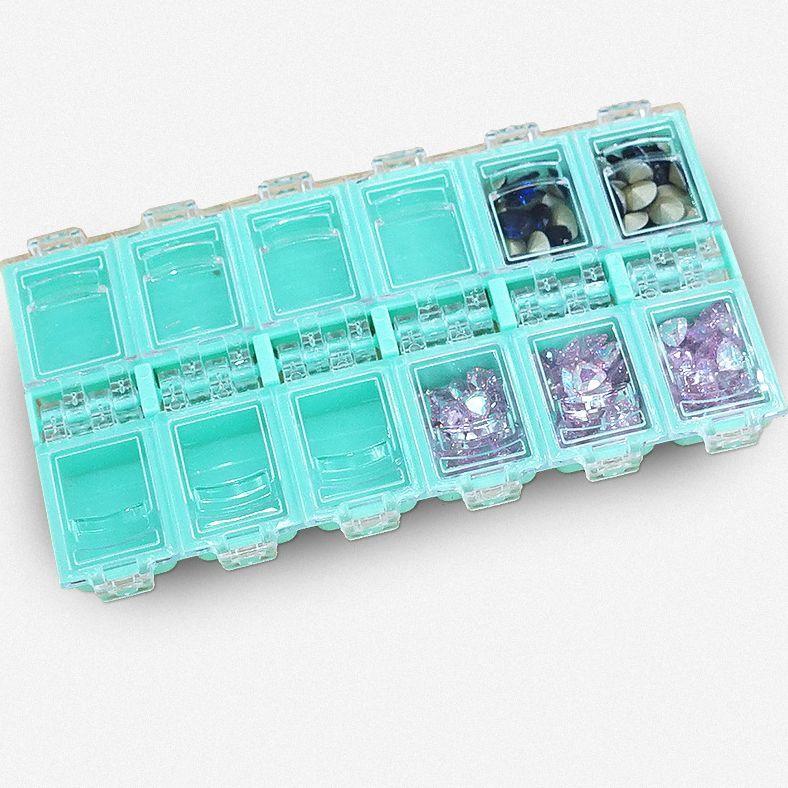 ネイルケース 収納ケース 12マス ネイルパーツケース ネイルアート用品