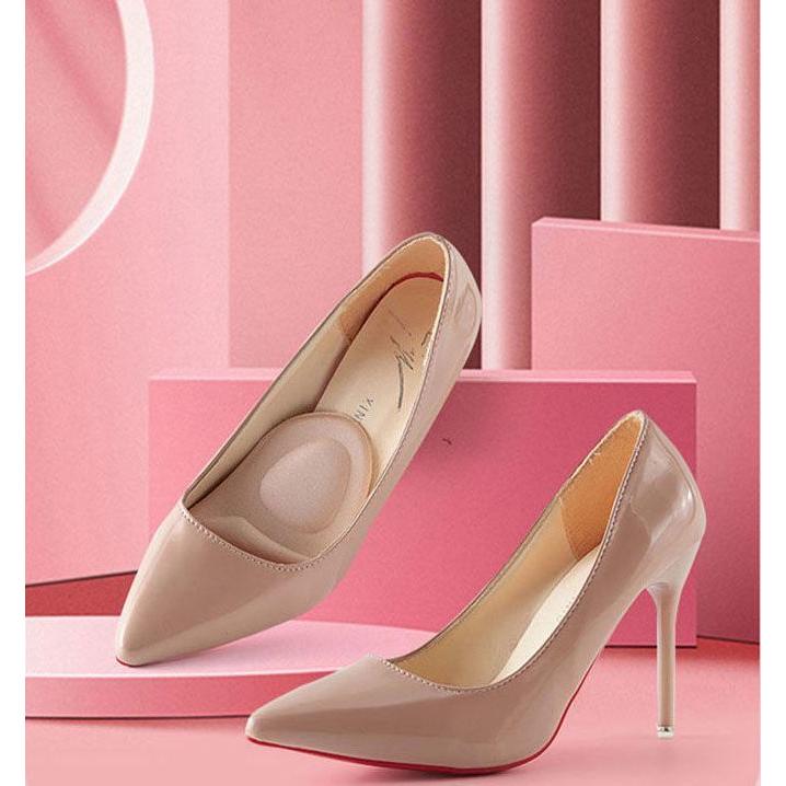 ベージュ トゥシューズ サテン素材 インソール付き サテンバレエシューズ（クロスゴム付）【22.0〜26.5cm