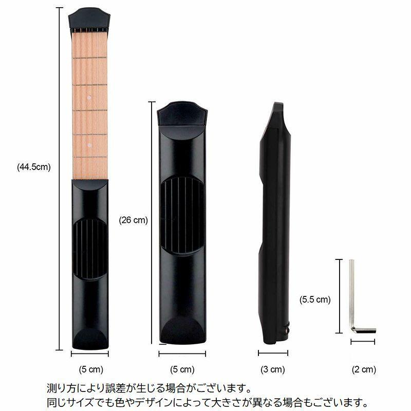 SHREDNECK ブラック 6弦ギター練習ツール ケース付 Amazon | トラベル