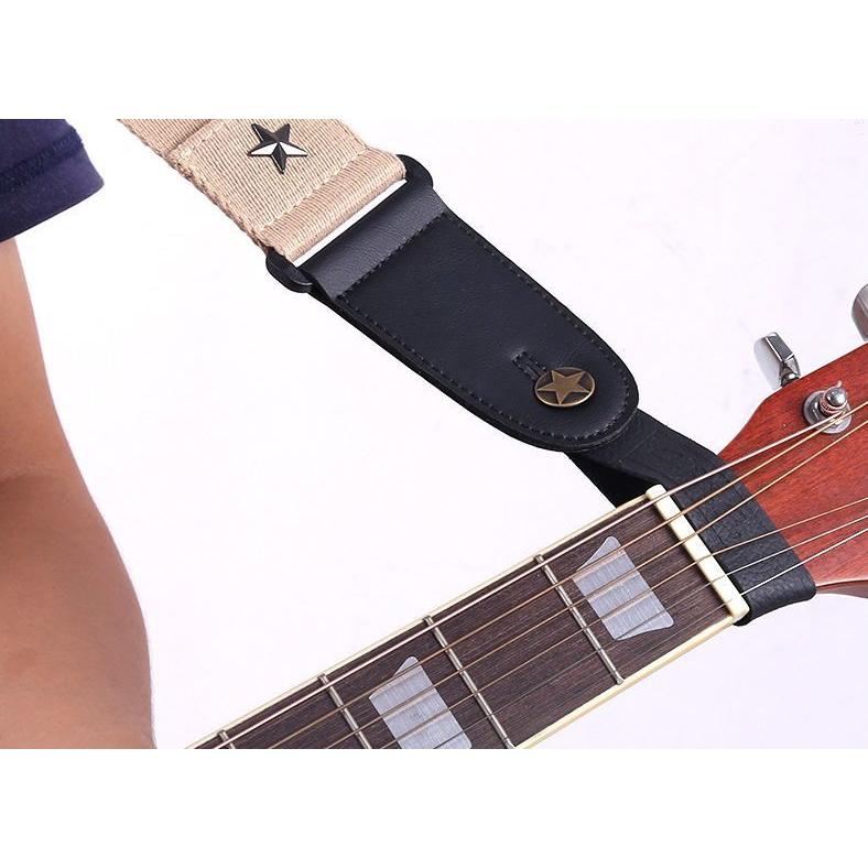 ギターストラップ レザー調 ネック ネックタイホルダー ヘッドストック