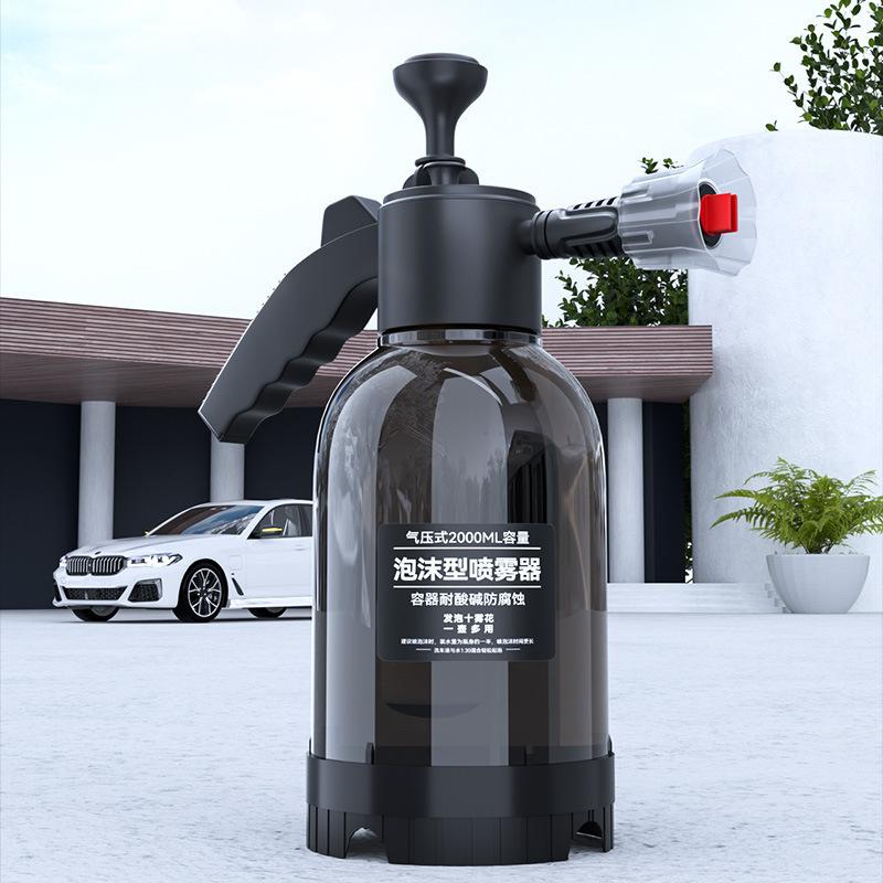 スプレーボトル 2L 高圧洗浄 水圧 空気圧 ポンプ 手動 ハンディ 洗車