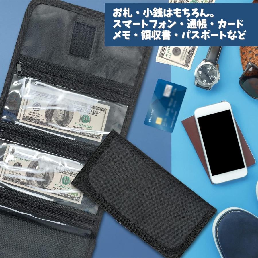 長財布 お札 仕分け 管理 貯金 6ポケット 大容量 レディース メンズ