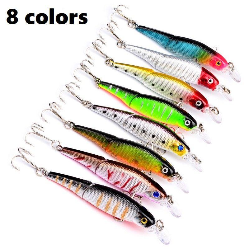 ハードルアー ミノープラグ ジョイントミノー 釣り用品 小魚デザイン フィッシング用品 疑似餌 トリプル