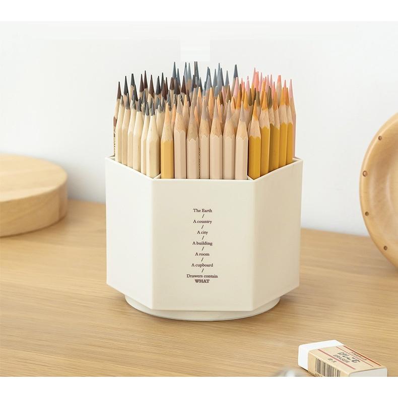 ペンスタンド ペン立て 鉛筆立て 回転式 360 回転 ペンケース