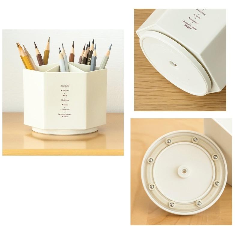 ペンスタンド ペン立て 鉛筆立て 回転式 360 回転 ペンケース