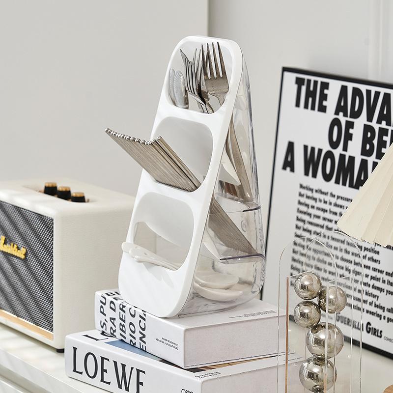 カトラリースタンド 箸立て 3段 カトラリー収納 水切り キッチン用品