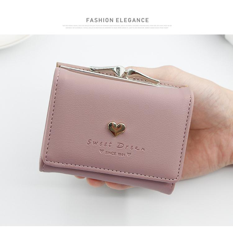 ❤まゆさま❤お金収入増加のお財布❤ 三つ折り財布 レディース 女性用 お財布 レザー調 コンパクト