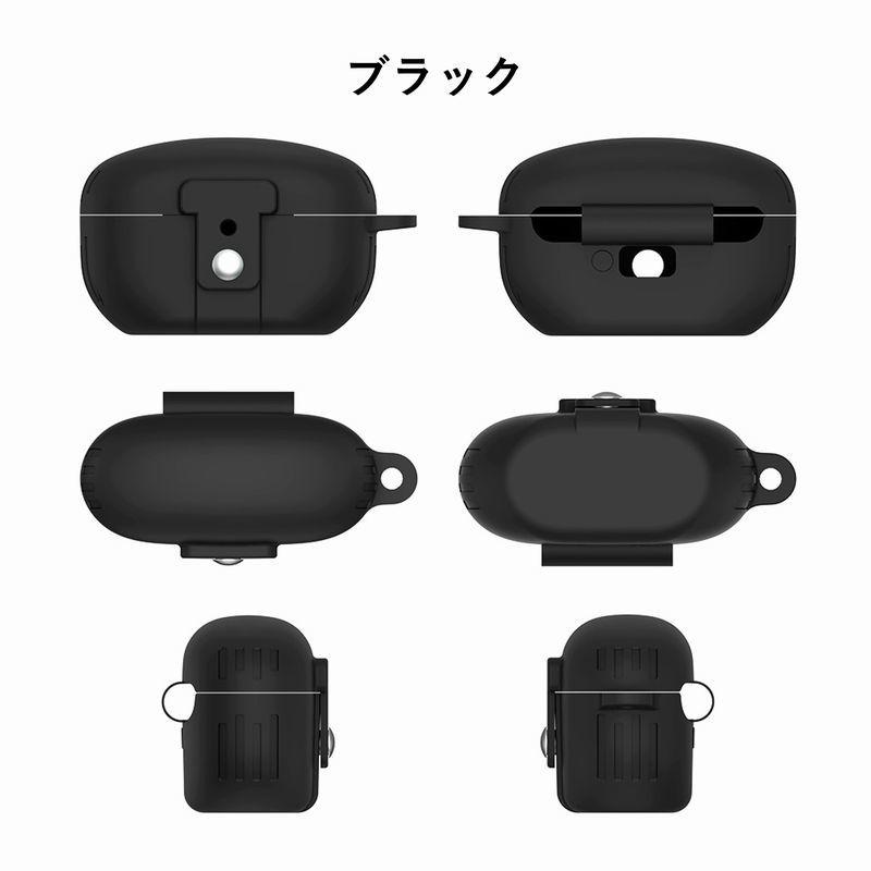 イヤホンケースカバー WF-1000XM5 SONY カラビナ付き ストラップ付き