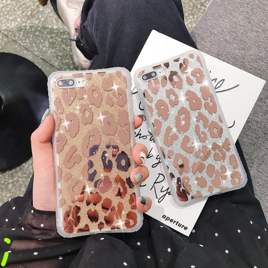 Iphoneケース スマホケース Iphoneカバー スマホカバー Iphone用 ラメ キラキラ ヒョウ柄 スマートフォンケース スマートフォンカバ Zak Kawaemon 通販 Yahoo ショッピング