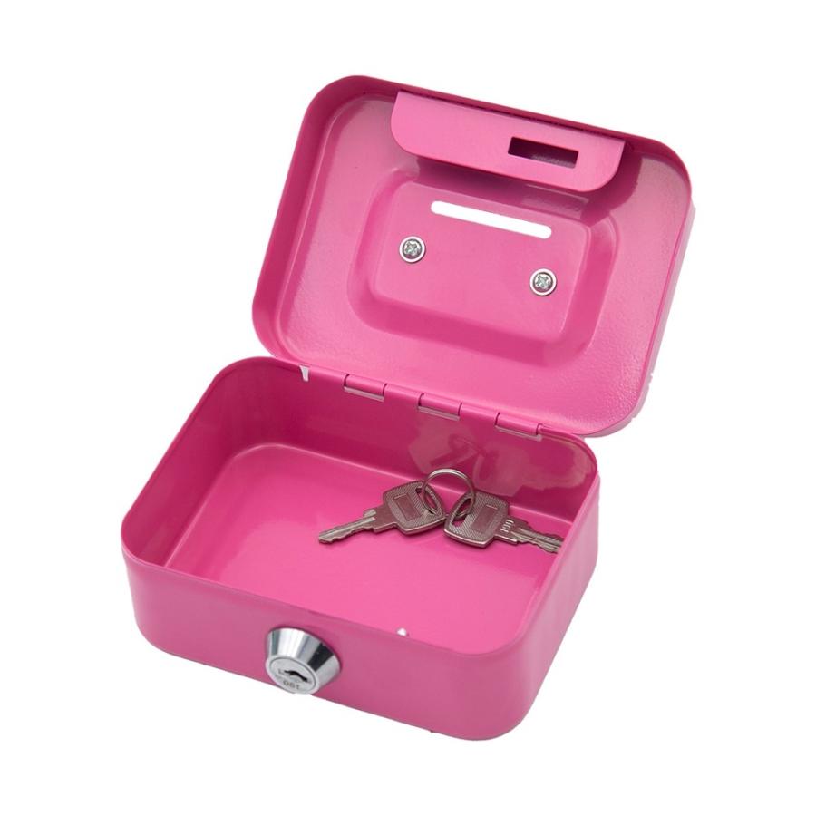 貯金箱 生活雑貨 収納雑貨 長方形 ボックス型 箱型 鍵付き カギ