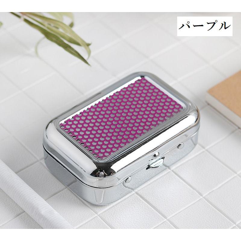 携帯灰皿 タバコ置き 喫煙グッズ ワンタッチ開閉 コンパクト