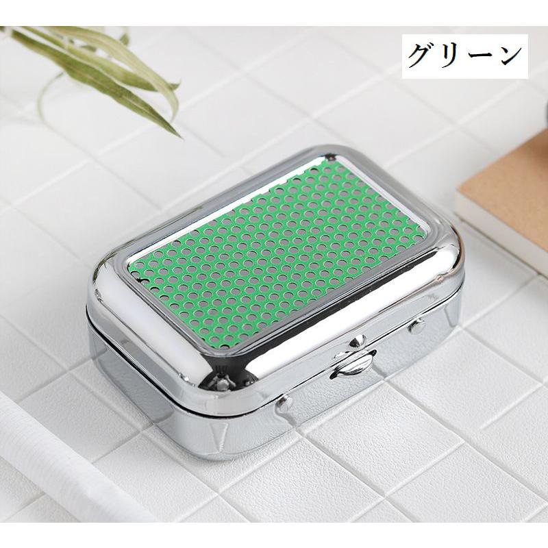 携帯灰皿 タバコ置き 喫煙グッズ ワンタッチ開閉 コンパクト