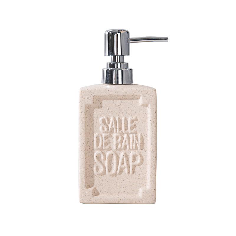 ディスペンサー 詰め替えボトル セラミック容器 陶磁器製 シャンプー