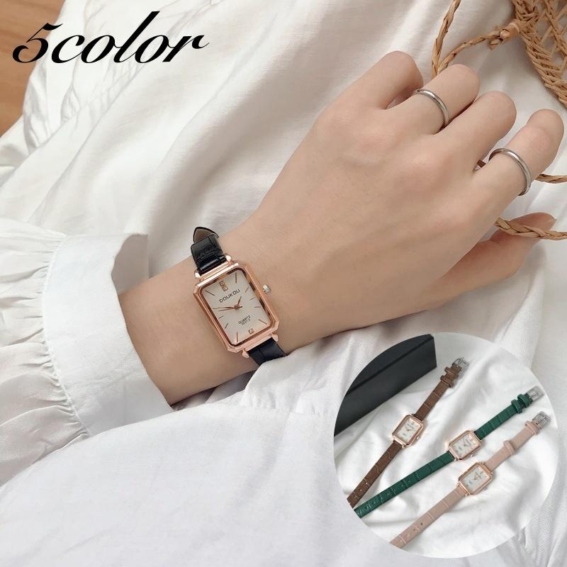 腕時計 リストウォッチ スクエア レディース 女性 アナログ レザー調