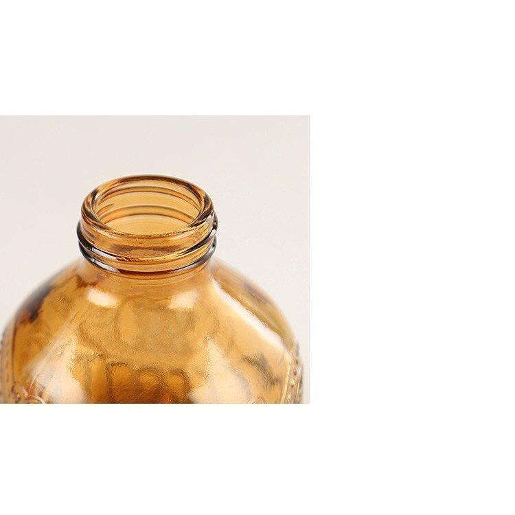 霧吹き スプレー 200ml ガラス製 アンティーク調 プッシュ式
