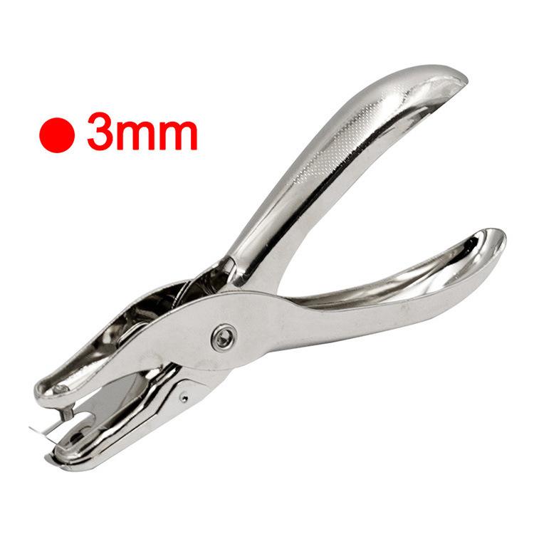 穴あけパンチ 1穴 6mm 3mm 文具 文房具 事務用品 ステーショナリー 