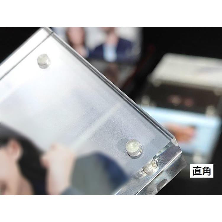 フォトフレーム フォトスタンド 8 12cm 9 13cm 写真立て チェキ クリア