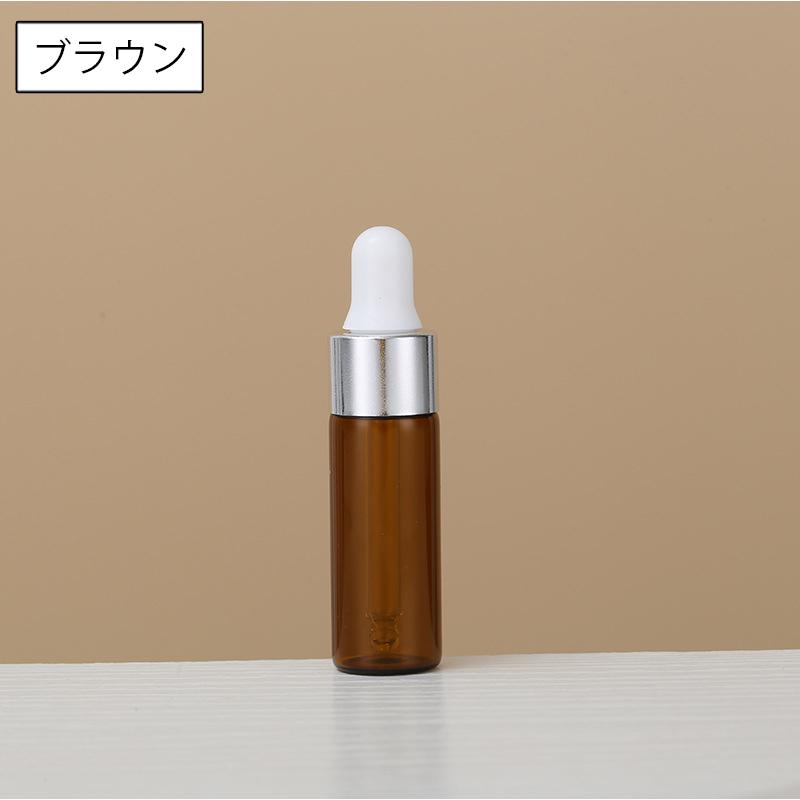 スポイトボトルグラス 詰替容器 同色3本セット 透明 半透明 ガラス製