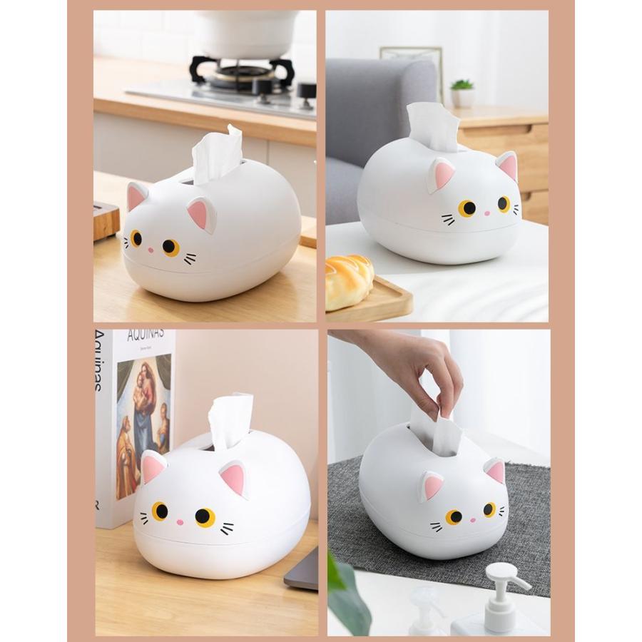 ティッシュケース ネコ 猫 かわいい ティッシュ 箱 ティッシュカバー