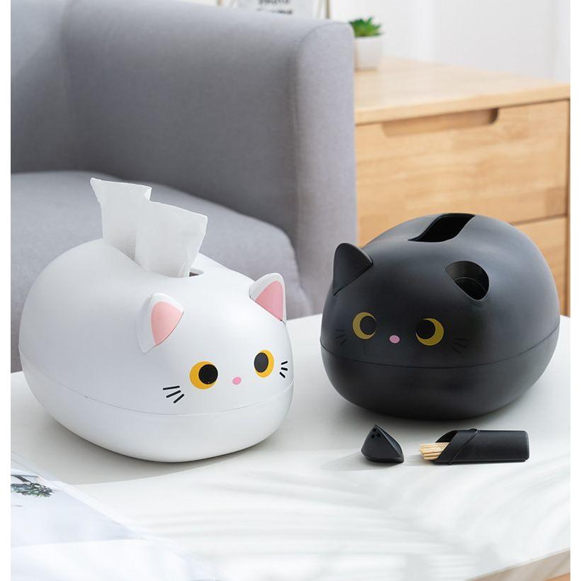 ティッシュケース ネコ 猫 かわいい ティッシュ 箱 ティッシュカバー