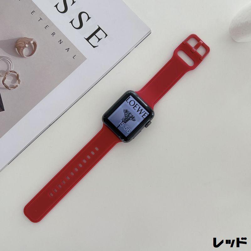 アップルウォッチ用 Apple Watch用 バンド 腕時計ベルト シリコン 交換