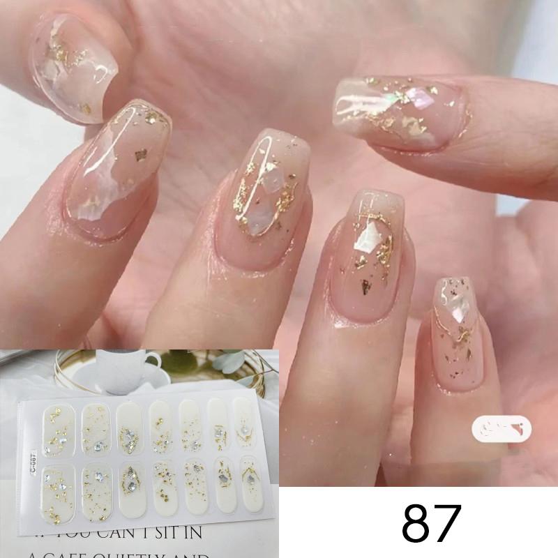 ネイルシール 単品 1シート レディース 3D ネイルアート セルフネイル