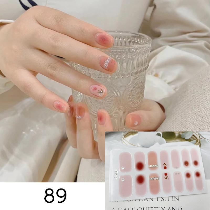 ネイルシール 単品 1シート レディース 3D ネイルアート セルフネイル