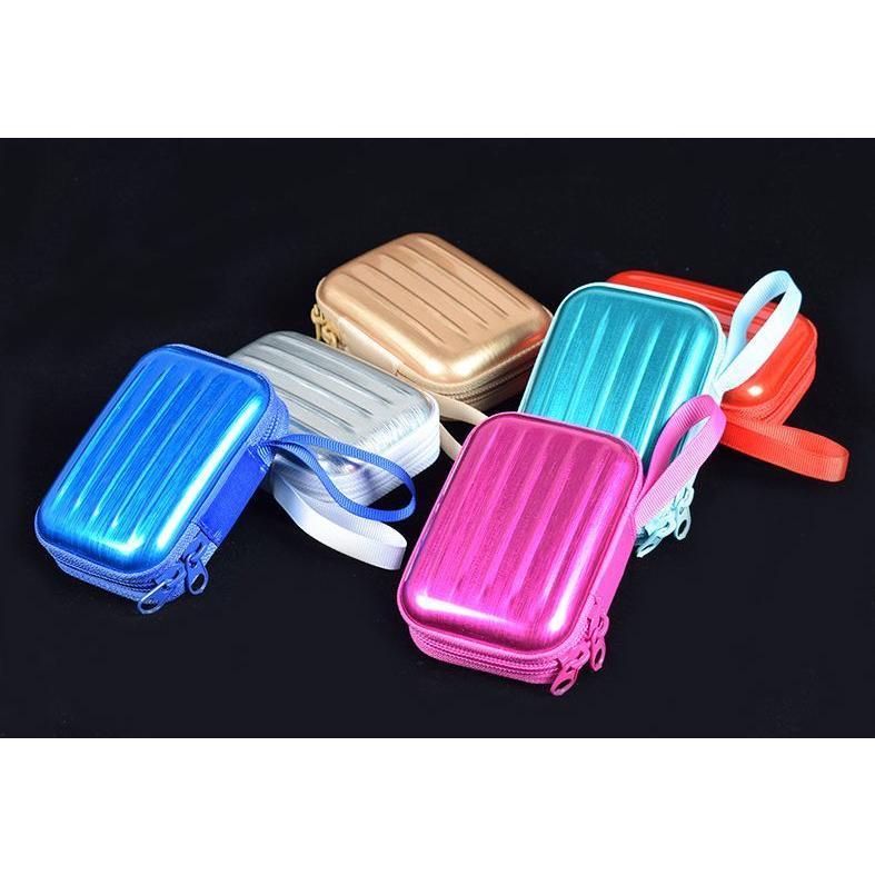 イヤホンケース 小物入れ ハードケース コインケース ミニポーチ