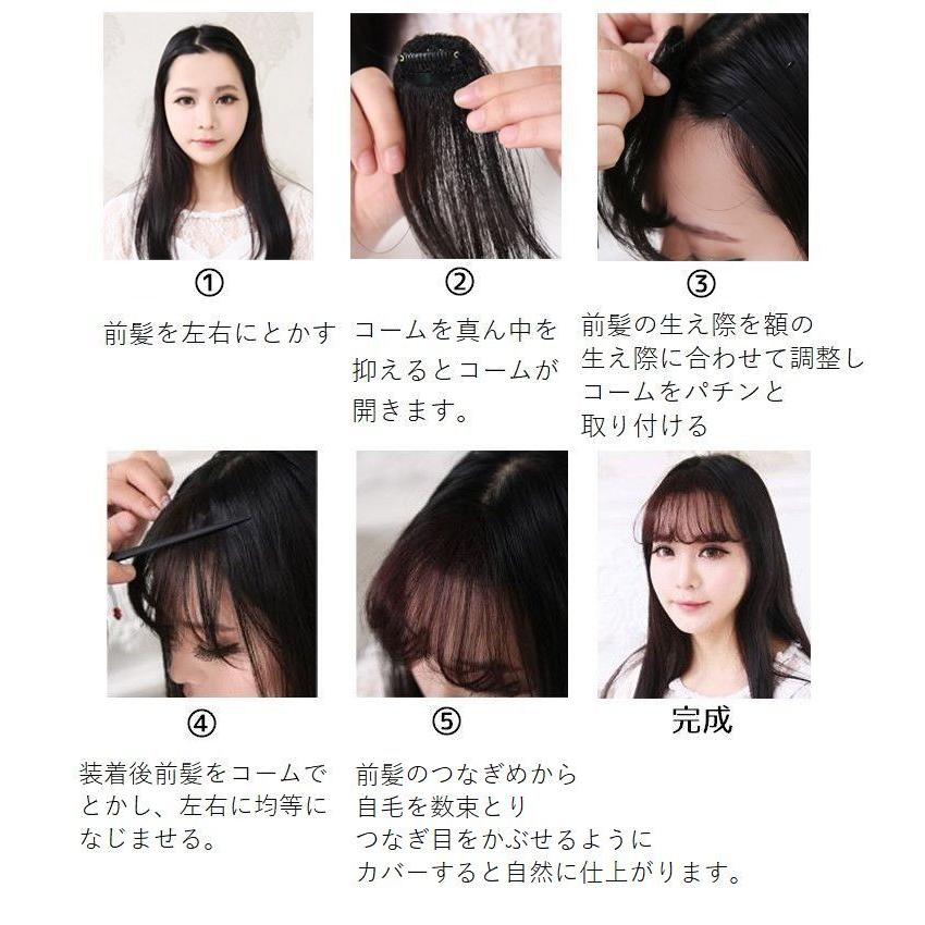 ポイントウィッグ 前髪ウィッグ 部分ウィッグ クリップ パッチン