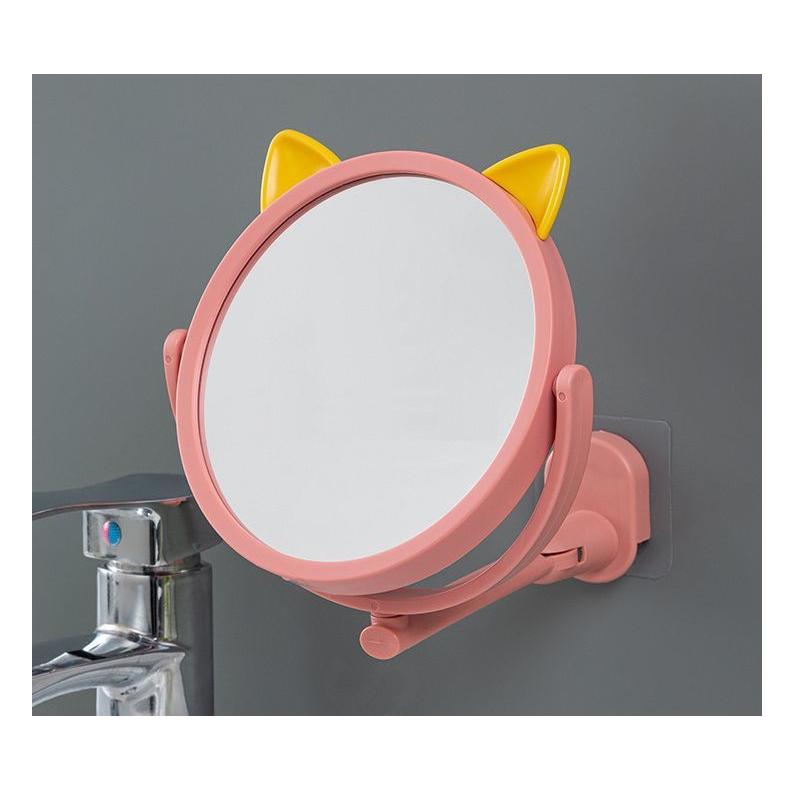 壁掛け鏡 ウォールミラー 可動式 アーム付き 折り畳み 角度調整可