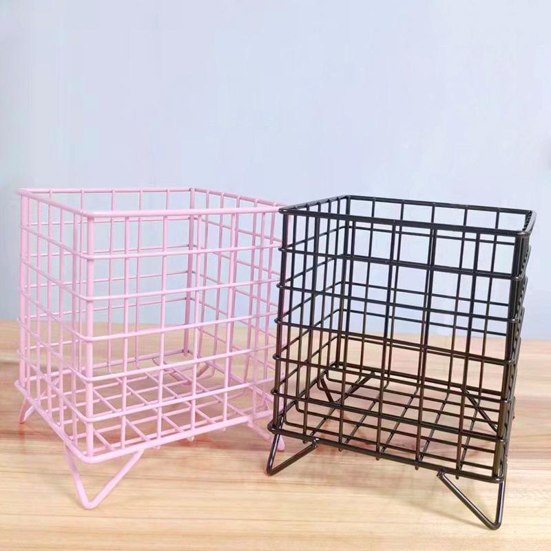 ワイヤーバスケット 小物入れ 足付き ワイヤーボックス