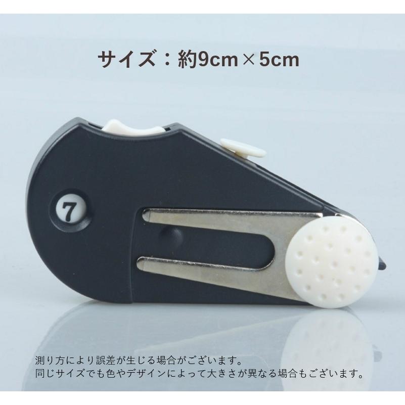 グリーンフォーク ブラシ ゴルフフォーク 折り畳み スコアカウンター