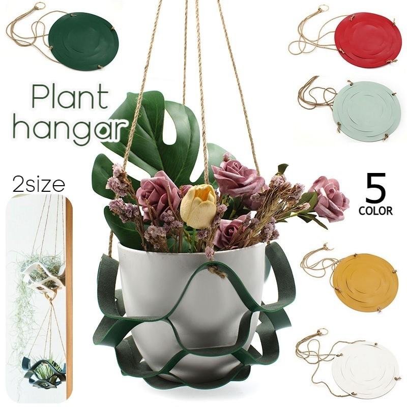 プラントハンガー ハンギングプランター 吊り下げ 植物ハンガー フェイクレザー 観葉植物 ガーデニング用品 インテリア雑貨 ナチュラル 縄 紐 ロープ Zak Kawaemon 通販 Yahoo ショッピング