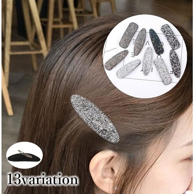 ヘアピン スリーピン パッチン留め 髪飾り ヘアアクセサリー