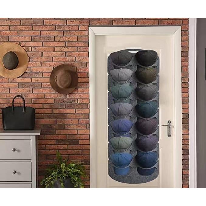 キャップラック 帽子掛け 帽子ディスプレイ 壁掛け 折りたたみ式 7段