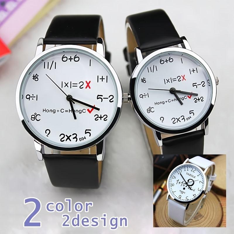21a W新作 送料無料 腕時計 ペアウォッチ レディース メンズ 学生 アナログ ベルト式 ブラック ホワイト 白 黒 シンプル おしゃれ かわいい プレゼント 贈り物