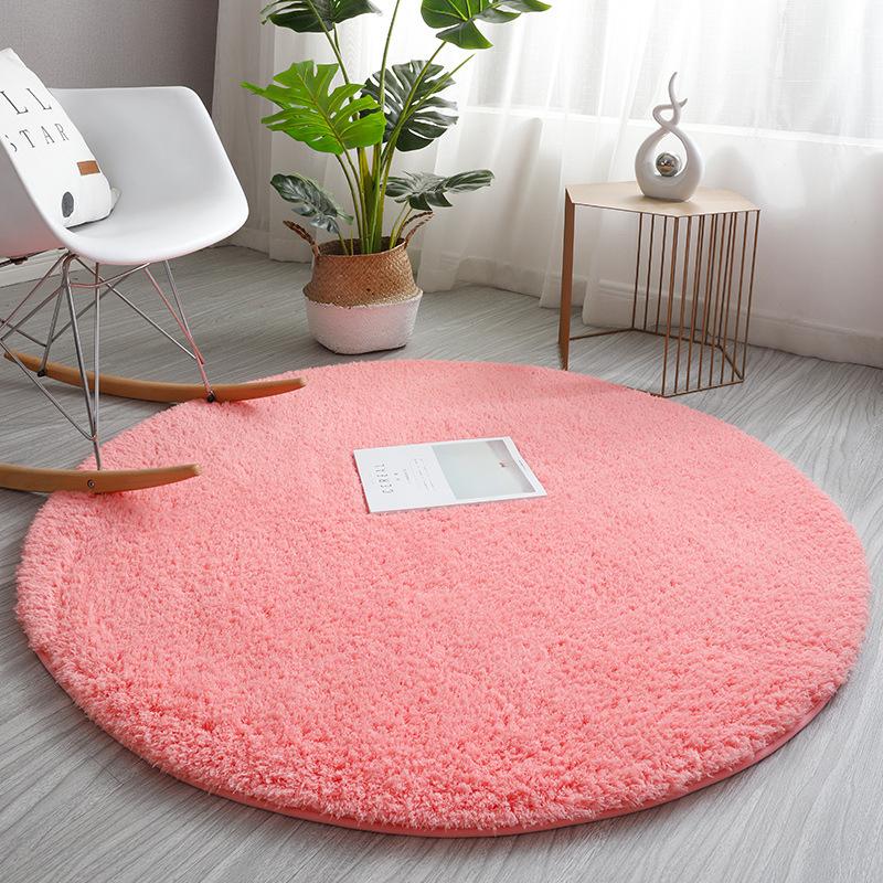 ラグマット センターラグ 円形 80cm アクセントラグ カーペット