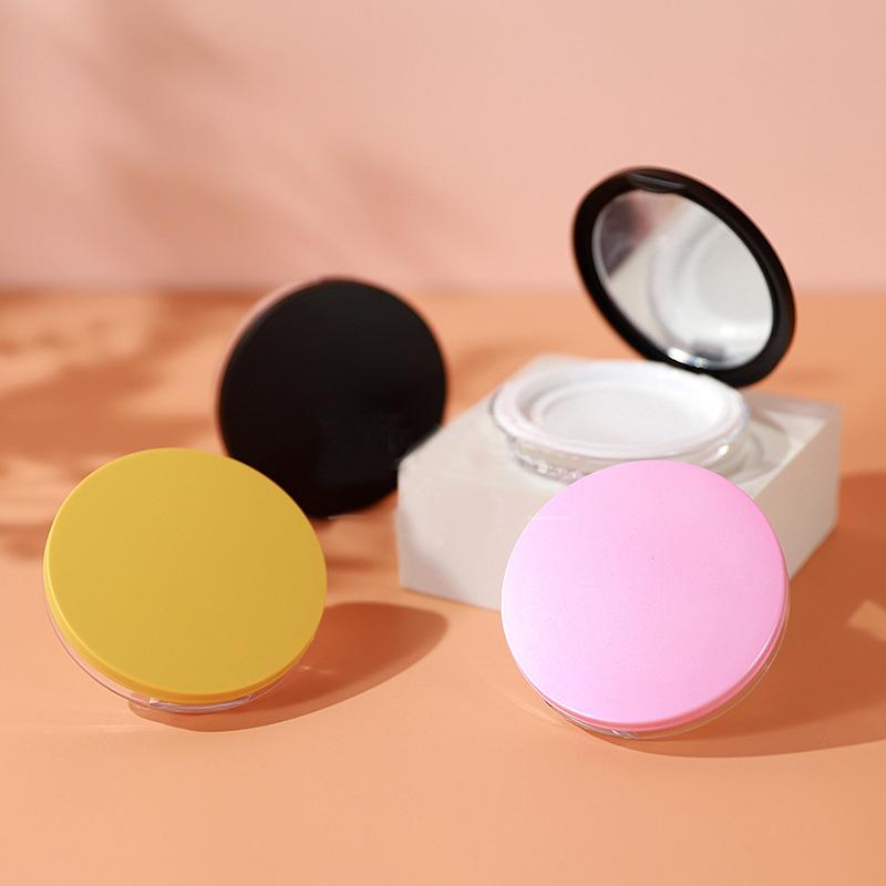 フェイスパウダー用ケース 詰め替え容器 空容器 鏡付き ミラー付き