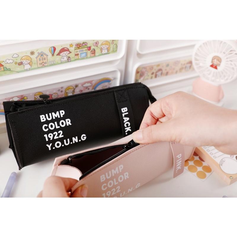 ペンケース ペンポーチ 筆箱 大きく開く 文房具 コンパクト 軽量