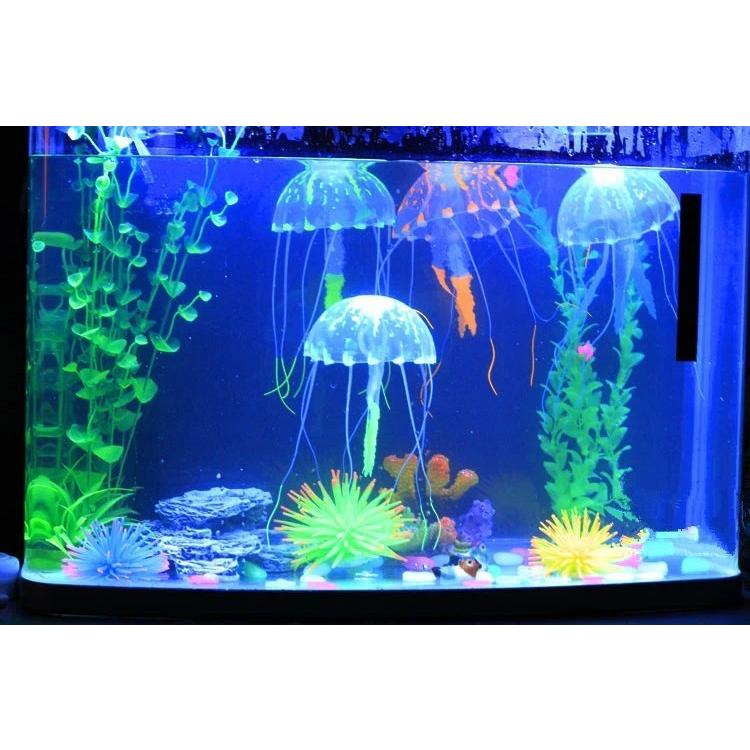 水槽レイアウト 人工クラゲ シリコン製 アクアリウム デコレーション