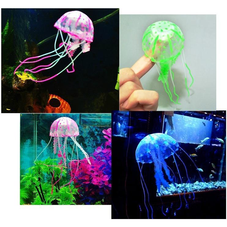 水槽レイアウト 人工クラゲ シリコン製 アクアリウム デコレーション