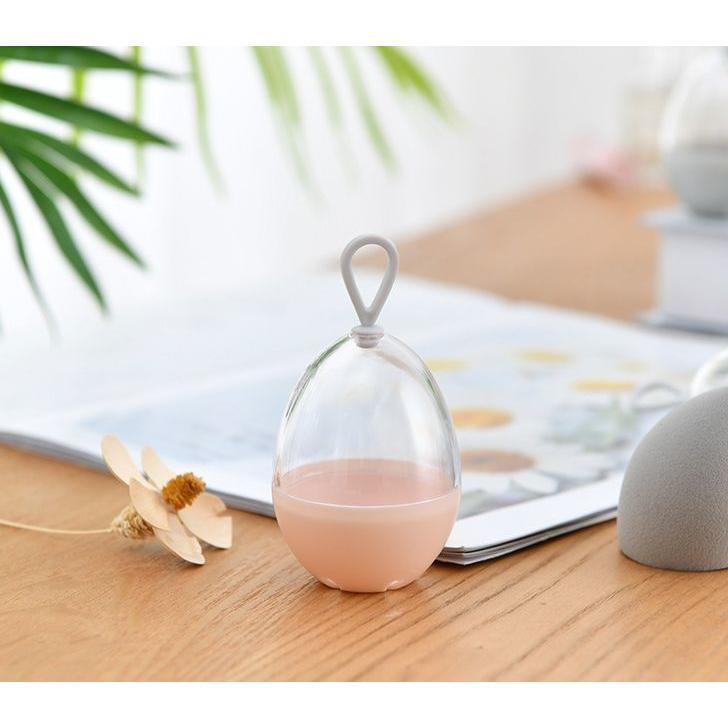 メイクスポンジケース 卵型 スポンジホルダー パフケース スポンジ専用