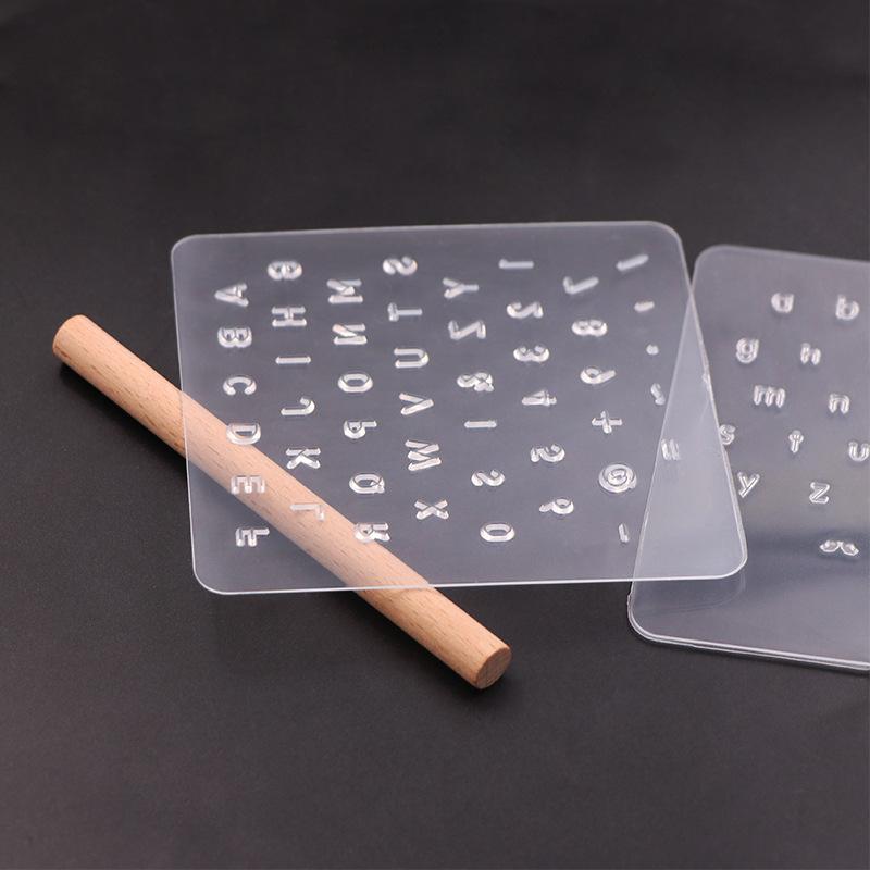 レザークラフト 刻印プレート アルファベット スタンプツール 革細工用