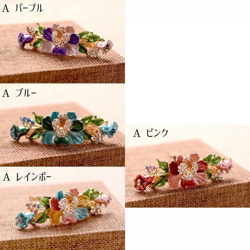 バレッタ 髪留め 髪飾り ヘアアクセサリー レディース 花 バレッタ 髪留め 髪飾り ヘアアクセサリー レディース 花